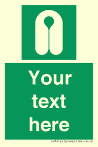 Custom sign safe condition Lifejacket